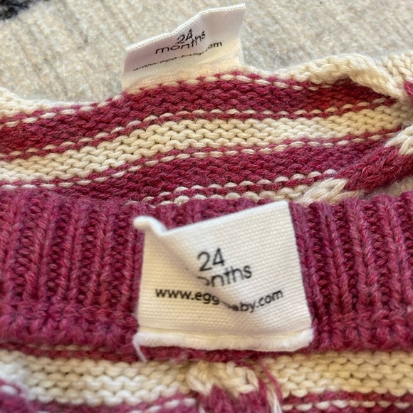egg by susan lazar knit stripped outfit, 24 mo - Picture 6 of 14